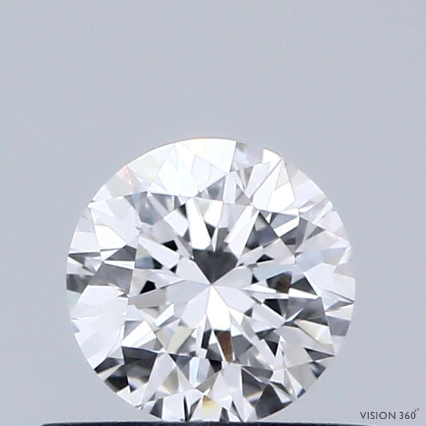 0.45 Carat Round Lab Grown Diamond, Excellent Cut, D Color, VVS1 Clarity