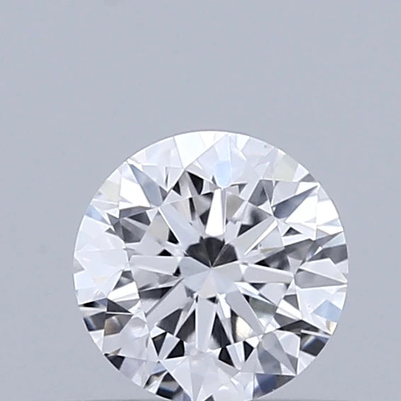 0.45 Carat Round Lab Grown Diamond, Very Good Cut, D Color, VVS2 Clarity