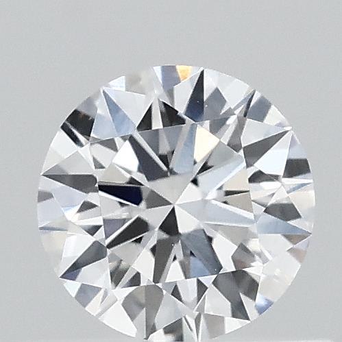 0.46 Carat Round Lab Grown Diamond, Ideal Cut, D Color, VVS2 Clarity