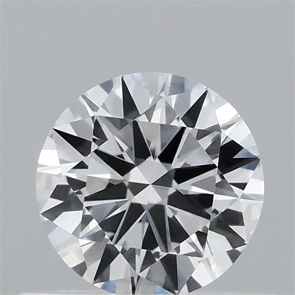 0.47 Carat Round Lab Grown Diamond, Excellent Cut, D Color, VVS2 Clarity
