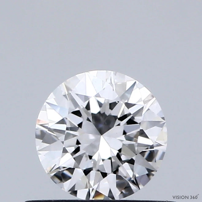 0.47 Carat Round Lab Grown Diamond, Very Good Cut, D Color, VS1 Clarity