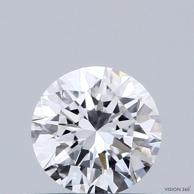 0.48 Carat Round Lab Grown Diamond, Excellent Cut, D Color, VS1 Clarity