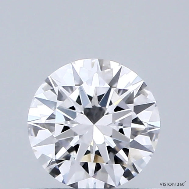 0.48 Carat Round Lab Grown Diamond, Excellent Cut, D Color, VVS1 Clarity