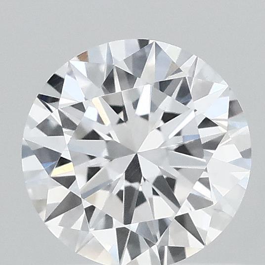 0.48 Carat Round Lab Grown Diamond, Excellent Cut, D Color, VVS2 Clarity