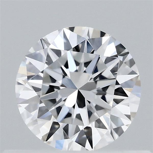 0.48 Carat Round Lab Grown Diamond, Excellent Cut, E Color, VS1 Clarity
