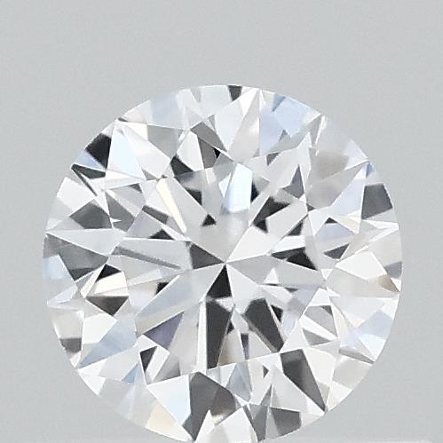 0.48 Carat Round Lab Grown Diamond, Ideal Cut, D Color, VVS2 Clarity