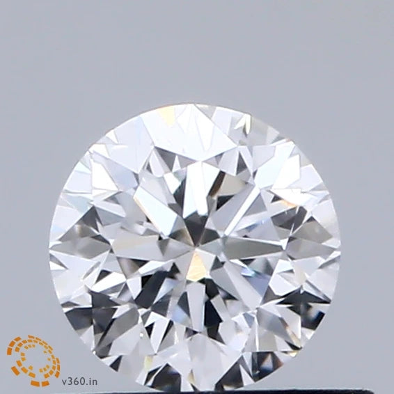 0.48 Carat Round Lab Grown Diamond, Very Good Cut, D Color, VS1 Clarity