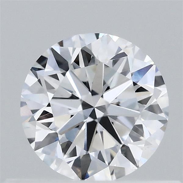 0.49 Carat Round Lab Grown Diamond, Very Good Cut, D Color, VS1 Clarity