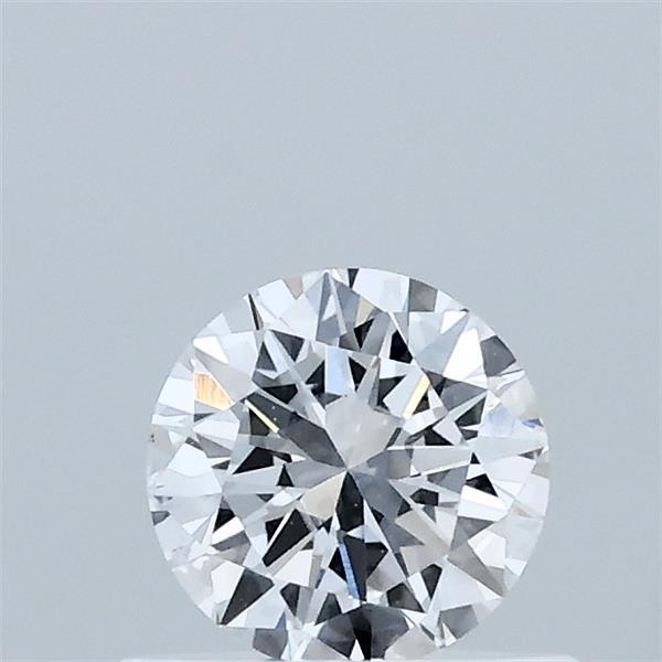 0.52 Carat Round Lab Grown Diamond, Very Good Cut, D Color, VS1 Clarity