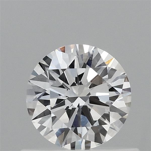 0.53 Carat Round Lab Grown Diamond, Excellent Cut, D Color, VVS1 Clarity