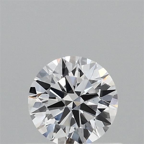 0.53 Carat Round Lab Grown Diamond, Ideal Cut, E Color, VS1 Clarity