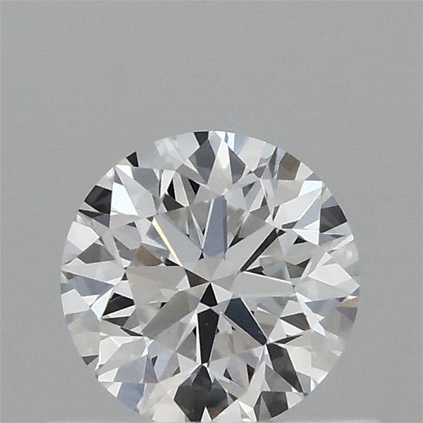 0.53 Carat Round Lab Grown Diamond, Very Good Cut, D Color, VS1 Clarity