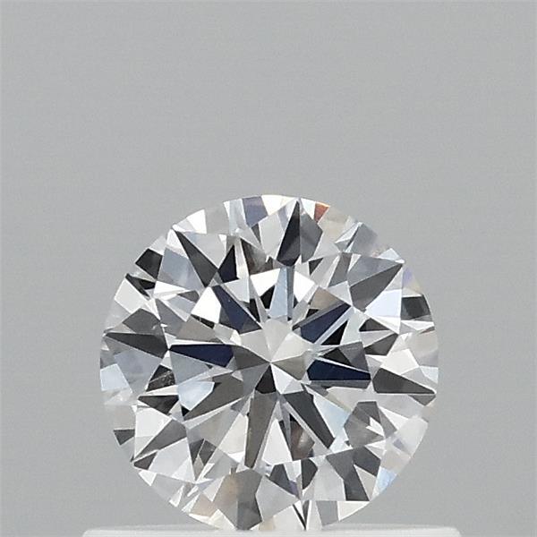 0.54 Carat Round Lab Grown Diamond, Excellent Cut, E Color, VVS2 Clarity