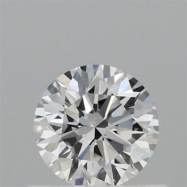 0.54 Carat Round Lab Grown Diamond, Ideal Cut, E Color, VVS2 Clarity