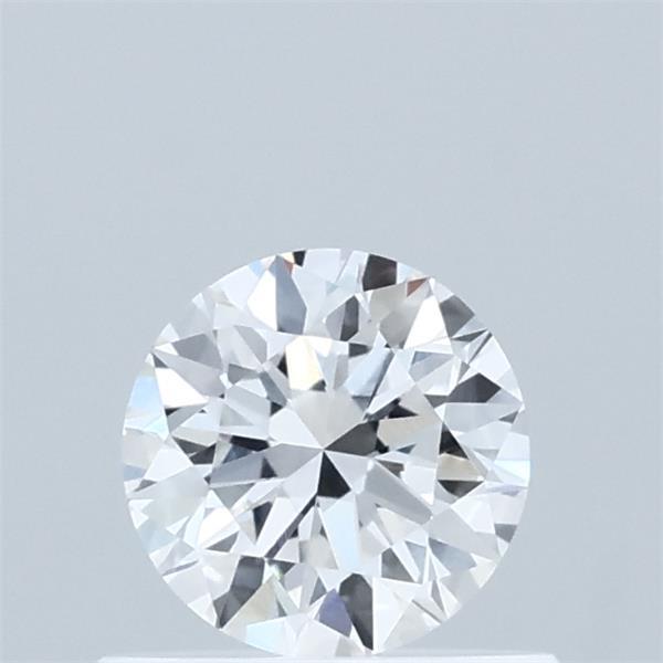 0.55 Carat Round Lab Grown Diamond, Excellent Cut, E Color, VVS2 Clarity