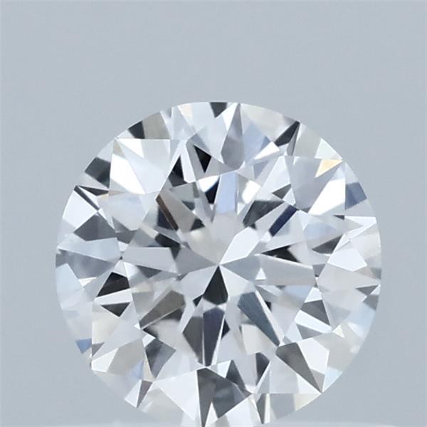 0.56 Carat Round Lab Grown Diamond, Very Good Cut, E Color, VS1 Clarity