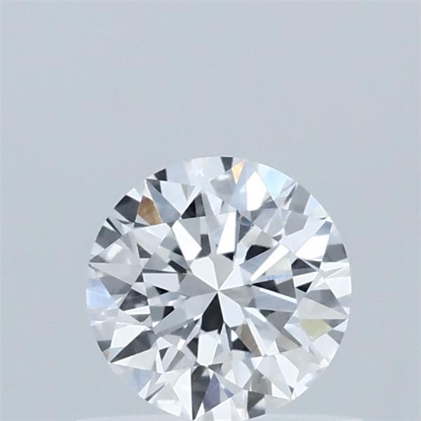 0.57 Carat Round Lab Grown Diamond, Excellent Cut, E Color, VS1 Clarity