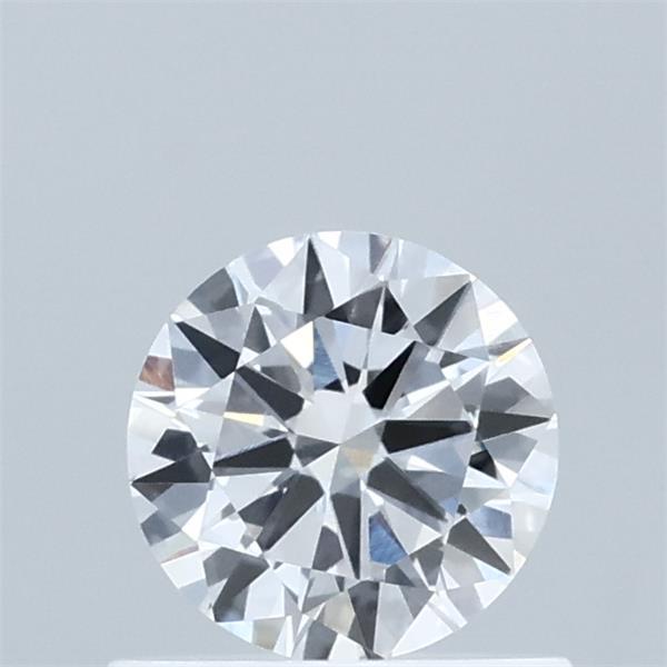 0.58 Carat Round Lab Grown Diamond, Excellent Cut, E Color, VVS1 Clarity