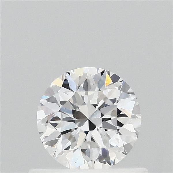 0.58 Carat Round Lab Grown Diamond, Very Good Cut, E Color, VS1 Clarity