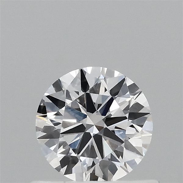 0.59 Carat Round Lab Grown Diamond, Ideal Cut, E Color, VS1 Clarity