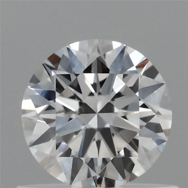 0.59 Carat Round Lab Grown Diamond, Ideal Cut, E Color, VVS2 Clarity