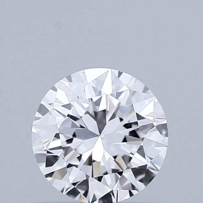 0.62 Carat Round Lab Grown Diamond, Very Good Cut, D Color, VS1 Clarity
