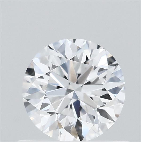 0.64 Carat Round Lab Grown Diamond, Very Good Cut, D Color, VVS2 Clarity