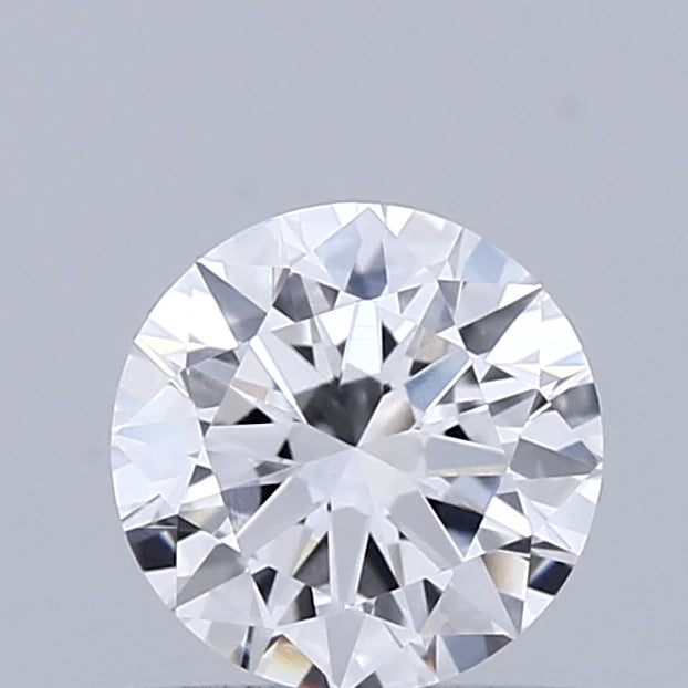 0.65 Carat Round Lab Grown Diamond, Excellent Cut, D Color, VVS2 Clarity