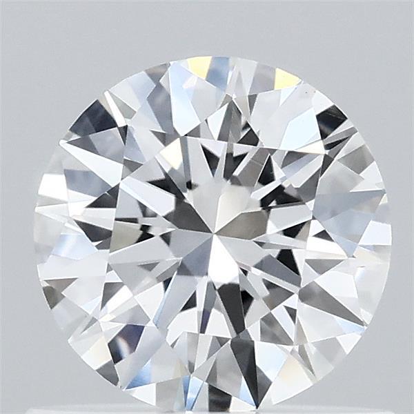 0.68 Carat Round Lab Grown Diamond, Excellent Cut, F Color, VVS2 Clarity