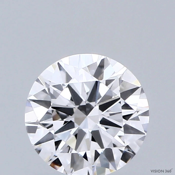 0.71 Carat Round Lab Grown Diamond, Ideal Cut, E Color, VVS2 Clarity