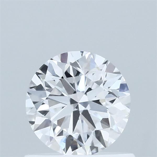 0.71 Carat Round Lab Grown Diamond, Very Good Cut, D Color, VVS2 Clarity