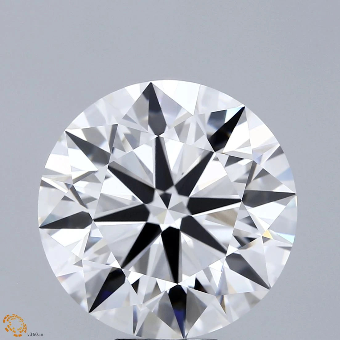 10.04 Carat Round Lab Grown Diamond, Ideal Cut, F Color, VVS2 Clarity