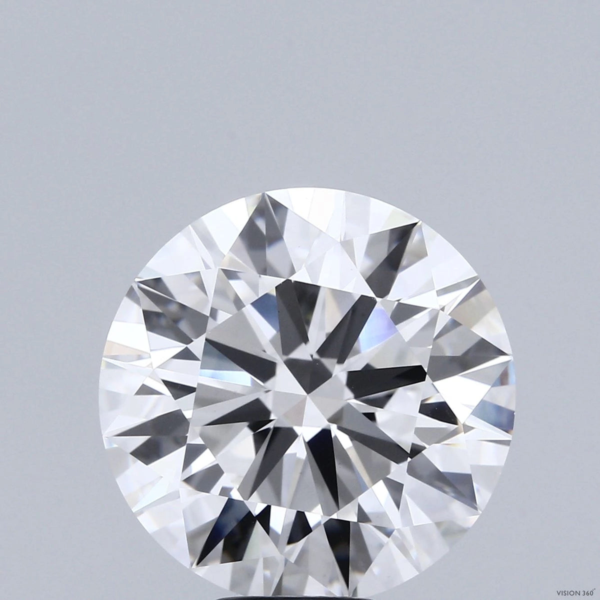 10.08 Carat Round Lab Grown Diamond, Ideal Cut, E Color, VS1 Clarity