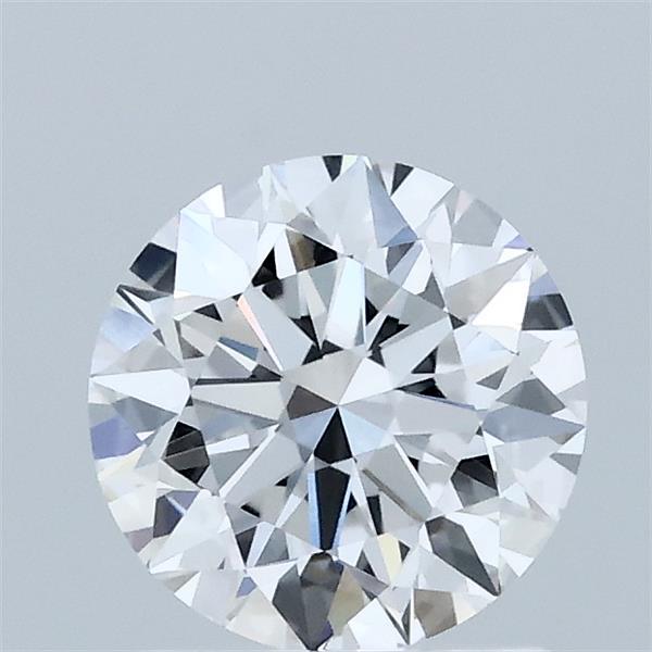 1.06 Carat Round Lab Grown Diamond, Ideal Cut, D Color, VVS2 Clarity