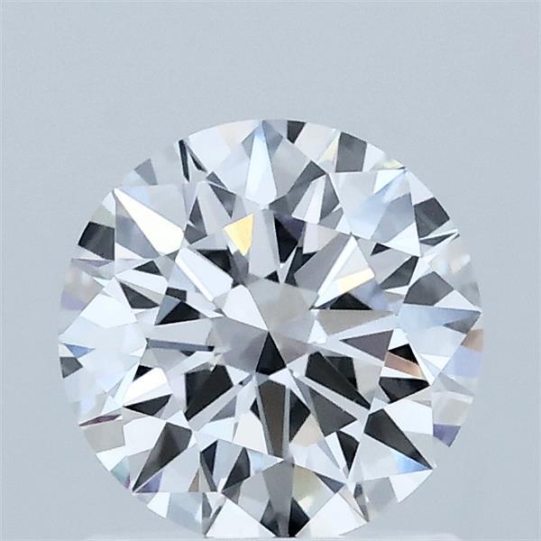 1.09 Carat Round Lab Grown Diamond, Ideal Cut, D Color, VVS2 Clarity