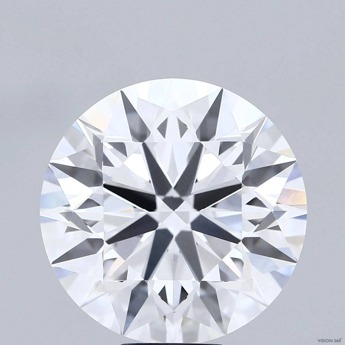 11.30 Carat Round Lab Grown Diamond, Excellent Cut, D Color, VVS2 Clarity