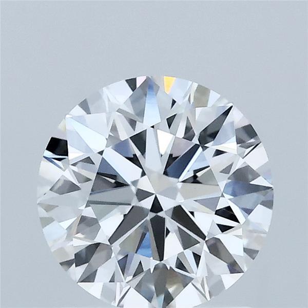1.37 Carat Round Lab Grown Diamond, Ideal Cut, E Color, VVS1 Clarity