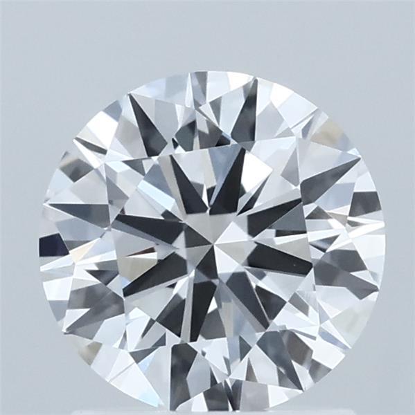 1.39 Carat Round Lab Grown Diamond, Ideal Cut, D Color, VVS2 Clarity