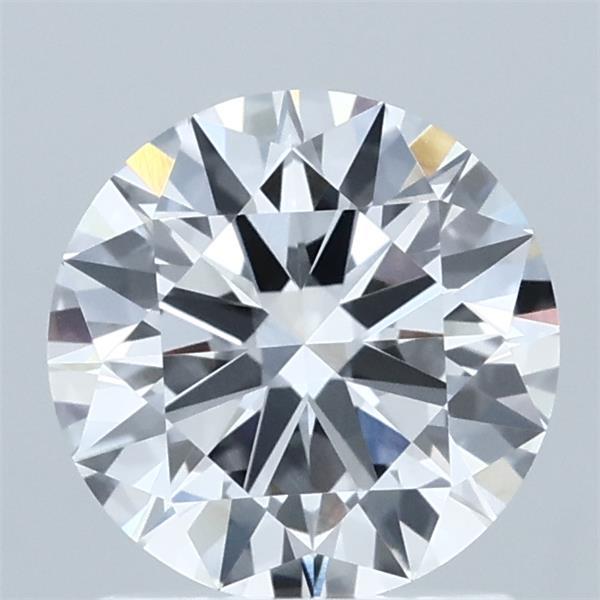 1.39 Carat Round Lab Grown Diamond, Ideal Cut, D Color, VVS2 Clarity