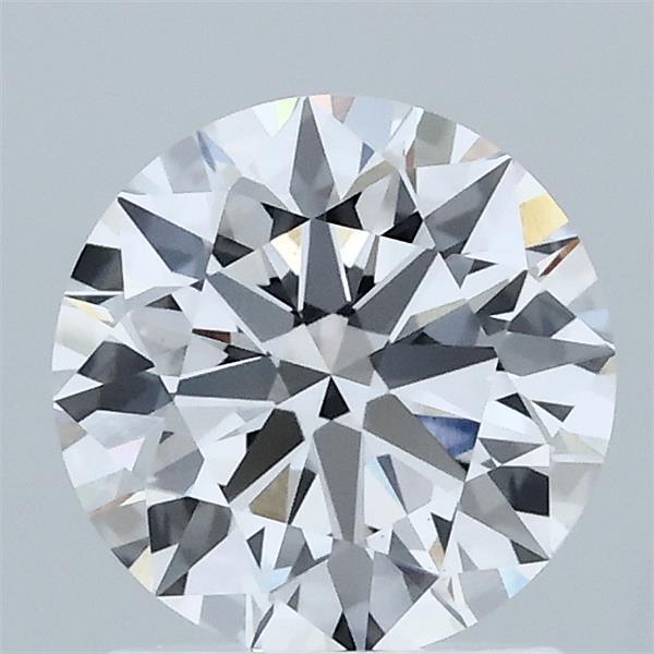 1.45 Carat Round Lab Grown Diamond, Ideal Cut, D Color, VS1 Clarity