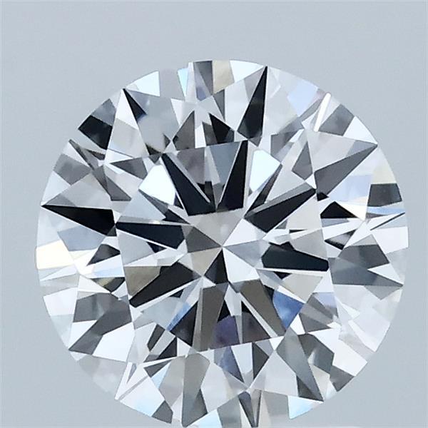 1.50 Carat Round Lab Grown Diamond, Excellent Cut, D Color, VVS2 Clarity
