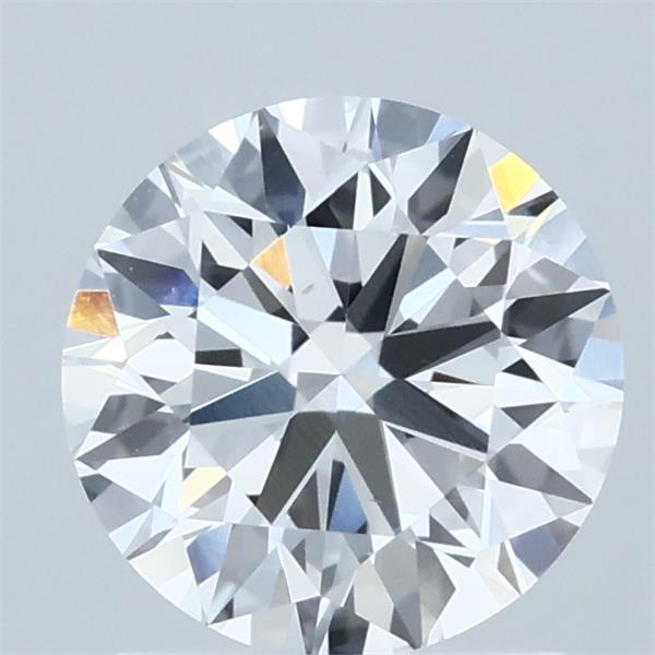 1.50 Carat Round Lab Grown Diamond, Excellent Cut, E Color, VS2 Clarity