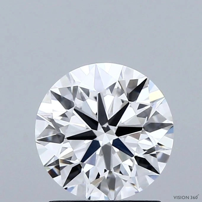 1.50 Carat Round Lab Grown Diamond, Ideal Cut, D Color, VVS1 Clarity