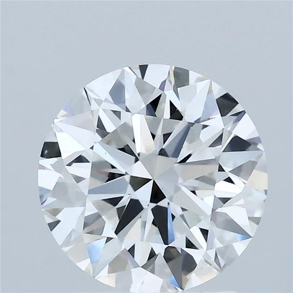 1.59 Carat Round Lab Grown Diamond, Ideal Cut, E Color, VS2 Clarity