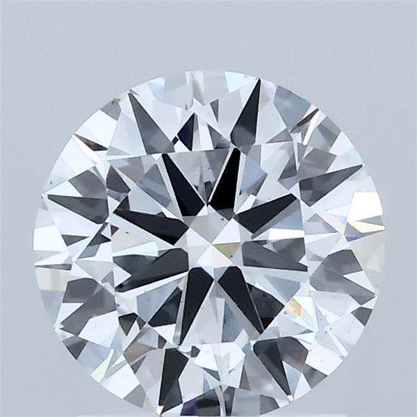 1.59 Carat Round Lab Grown Diamond, Ideal Cut, E Color, VS2 Clarity