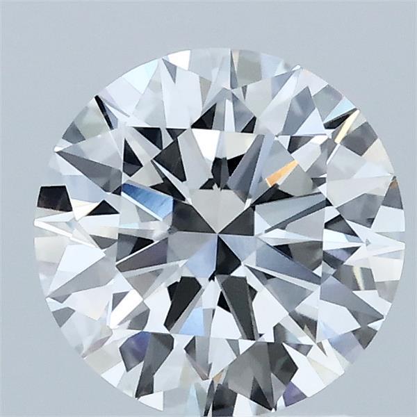 1.59 Carat Round Lab Grown Diamond, Ideal Cut, E Color, VVS2 Clarity