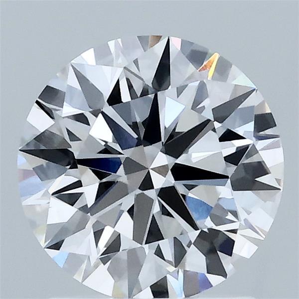1.60 Carat Round Lab Grown Diamond, Ideal Cut, D Color, VS1 Clarity