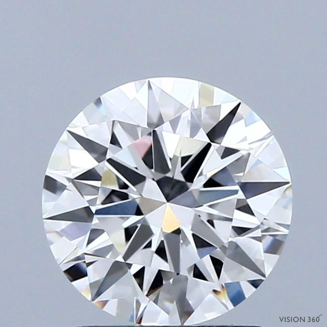 1.79 Carat Round Lab Grown Diamond, Ideal Cut, E Color, VVS2 Clarity