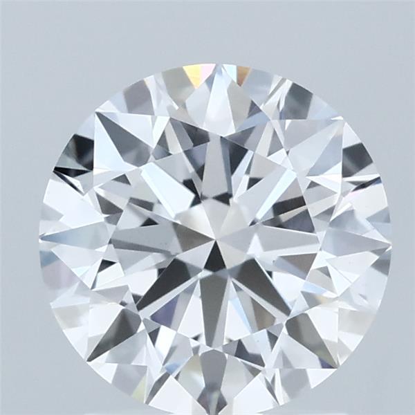1.81 Carat Round Lab Grown Diamond, Ideal Cut, D Color, VS1 Clarity