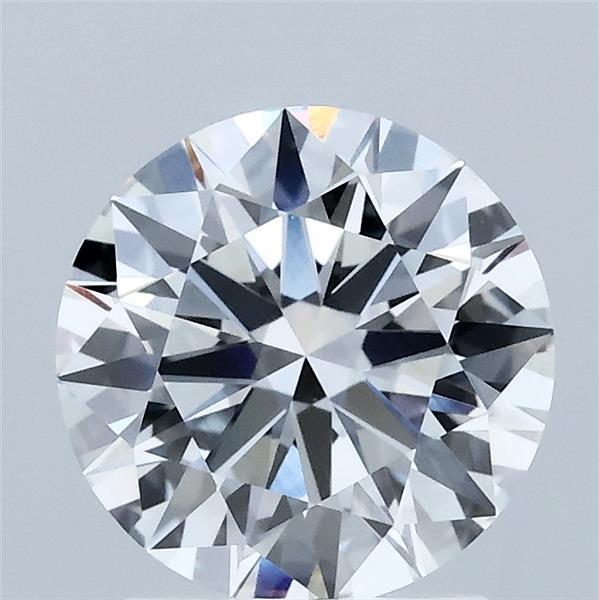 1.81 Carat Round Lab Grown Diamond, Ideal Cut, E Color, VVS2 Clarity